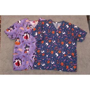 Set of 2 The Wonderful World of Disney 101 Dalmatians and Barco Bats, Witches, P